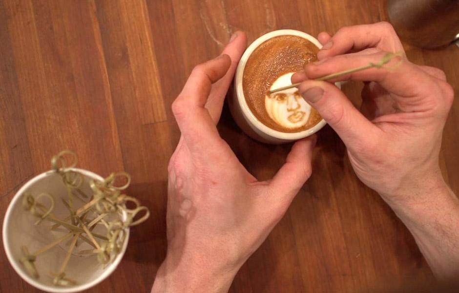 نقاشی با قهوه – Coffee painting