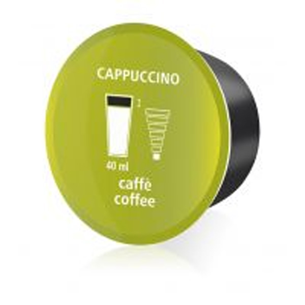 تصویر کپسول قهوه دولچه گوستو آلمان طعم کاپوچینو برند ایتالیایی سلینی، تصویر CUPPUCCINO Cellini Coffee Capsule